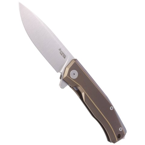 Nóż składany LionSteel Myto Bronze Titanium, Satin M390 by Molletta (MT01 BR) LionSteel
