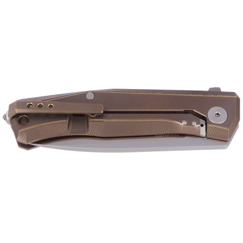 Nóż składany LionSteel Myto Bronze Titanium, Satin M390 by Molletta (MT01 BR) LionSteel
