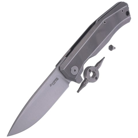 Nóż składany LionSteel Myto Grey Titanium, Satin M390 by Molletta (MT01 GY) LionSteel