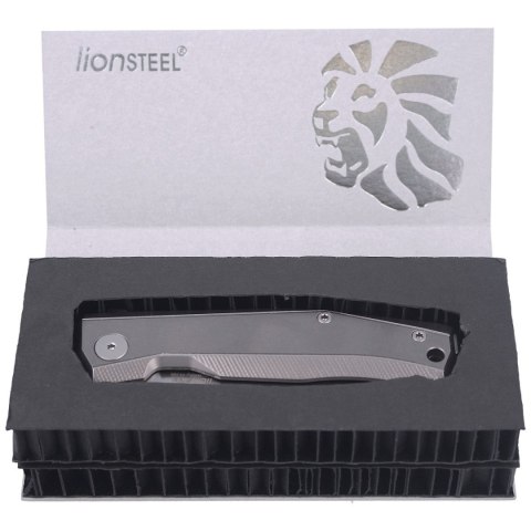 Nóż składany LionSteel Myto Grey Titanium, Satin M390 by Molletta (MT01 GY) LionSteel