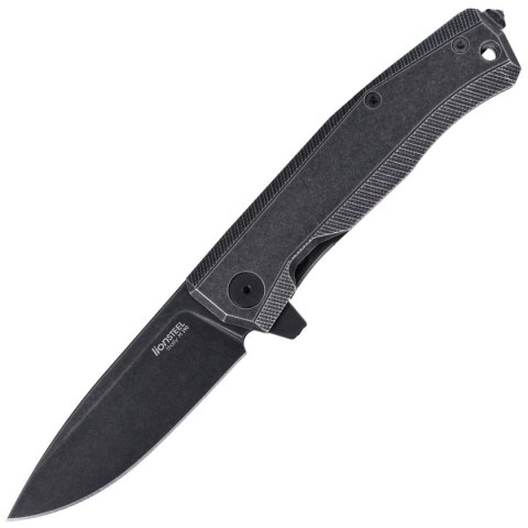 Nóż składany LionSteel Myto Old Black Titanium, PVD Stonewashed M390 by Molletta (MT01B BW) LionSteel