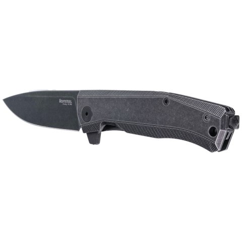 Nóż składany LionSteel Myto Old Black Titanium, PVD Stonewashed M390 by Molletta (MT01B BW) LionSteel