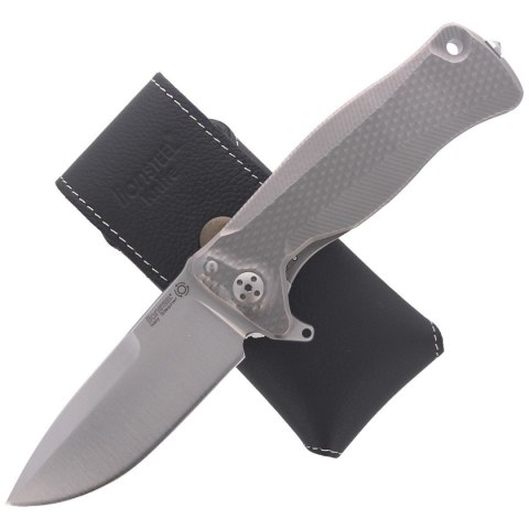 Nóż składany LionSteel SR11 Grey Titanium, Satin Sleipner by Molletta (SR11 G) LionSteel