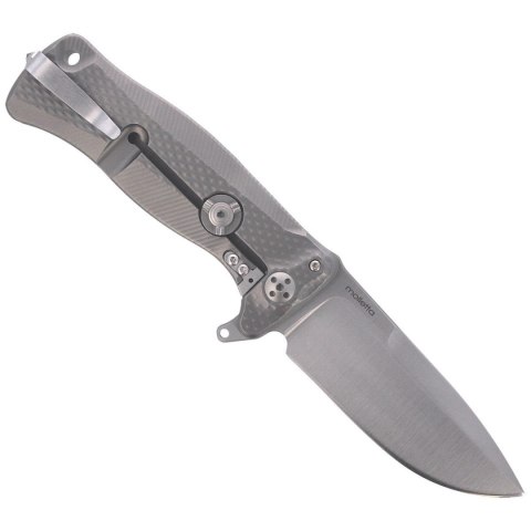 Nóż składany LionSteel SR11 Grey Titanium, Satin Sleipner by Molletta (SR11 G) LionSteel