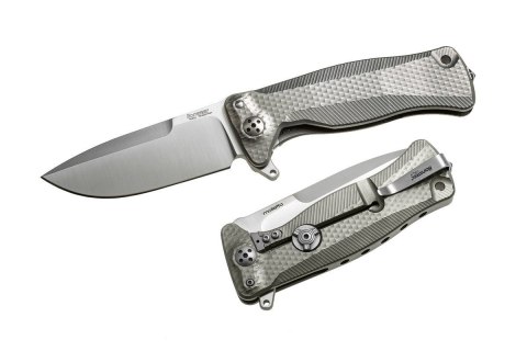 Nóż składany LionSteel SR11 Grey Titanium, Satin Sleipner by Molletta (SR11 G) LionSteel