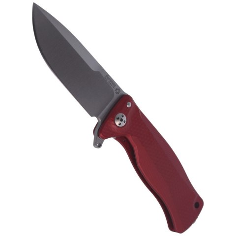 Nóż składany LionSteel SR11A Red Aluminum, Satin Sleipner by Molletta (SR11A RS) LionSteel