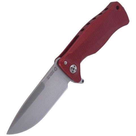 Nóż składany LionSteel SR11A Red Aluminum, Satin Sleipner by Molletta (SR11A RS) LionSteel