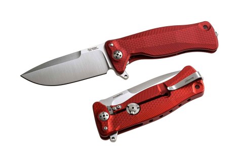 Nóż składany LionSteel SR11A Red Aluminum, Satin Sleipner by Molletta (SR11A RS) LionSteel