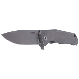 Nóż składany LionSteel T.R.E. Grey Titanium / Grey Ti, Stone Washed M390 by Molletta (TRE GY) LionSteel