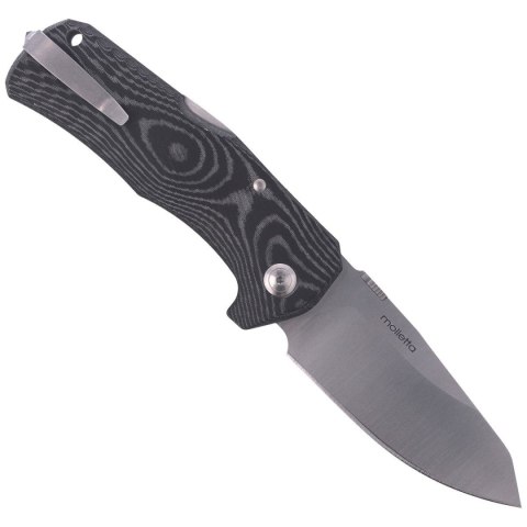 Nóż składany LionSteel TM1 Black Micarta, Satin Sleipner by Molletta (TM1 MS) LionSteel