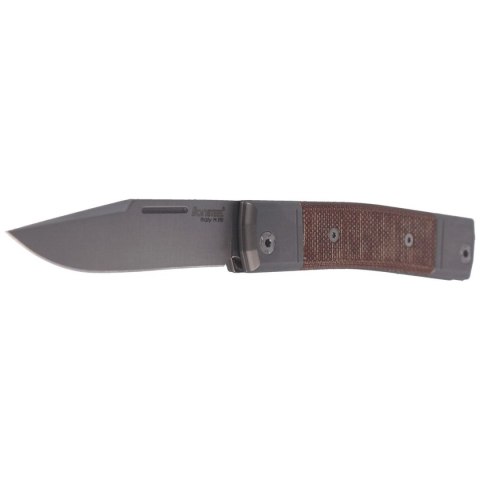 Nóż składany LionSteel bestMAN Natural Micarta, Clip Blade (BM1 CVN) LionSteel