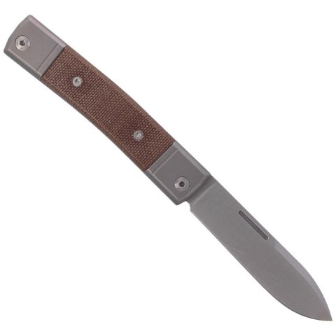 Nóż składany LionSteel bestMAN Natural Micarta, Drop Blade (BM2 CVN) LionSteel