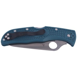 Nóż składany Spyderco Endela FRN Blue, K390 Plain (C243FPK390) Spyderco Inc.