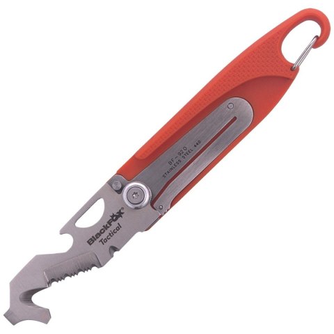 Nóż składany ratowniczy BlackFox Zytel Orange Rescue Folder (BF-92O) FOX