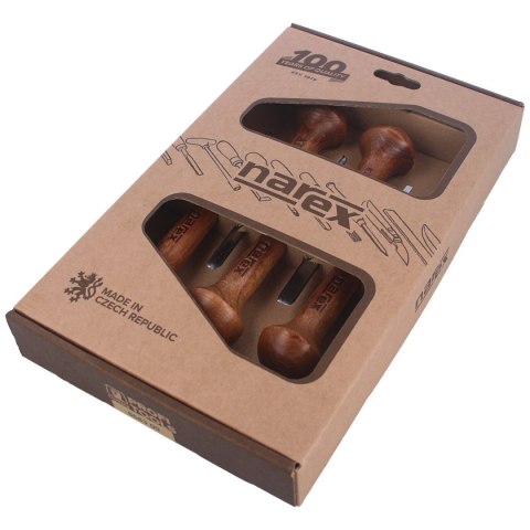 Zestaw 7 dłut rzeźbiarskich do drzeworytu Narex Profi (868300) Narex