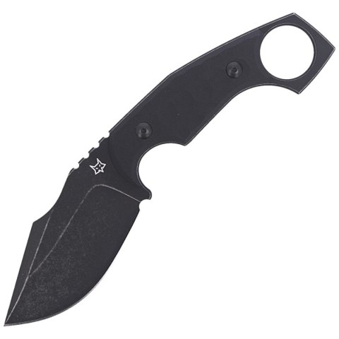 Nóż FOX Monkey Thumper Black G10, Black Stonewashed Niolox by Black Roc Knives (FX-633) FOX