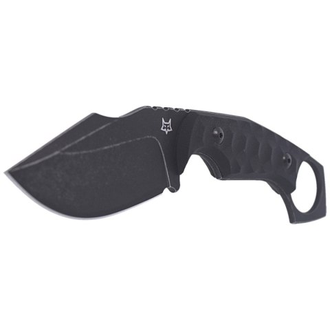 Nóż FOX Monkey Thumper Black G10, Black Stonewashed Niolox by Black Roc Knives (FX-633) FOX