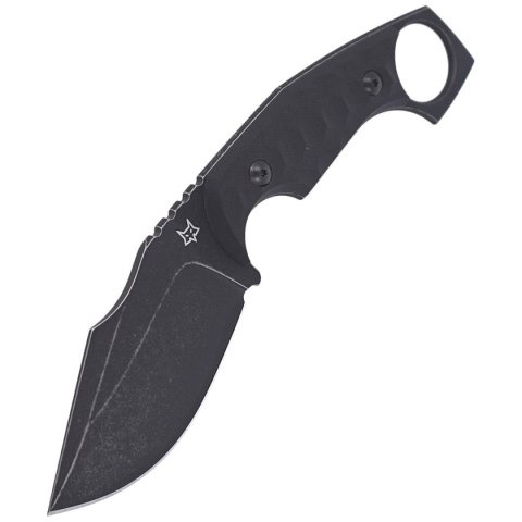 Nóż FOX Monkey Thumper Black G10, Black Stonewashed Niolox by Black Roc Knives (FX-633) FOX