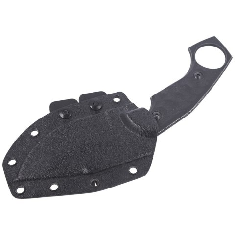 Nóż FOX Monkey Thumper Black G10, Black Stonewashed Niolox by Black Roc Knives (FX-633) FOX