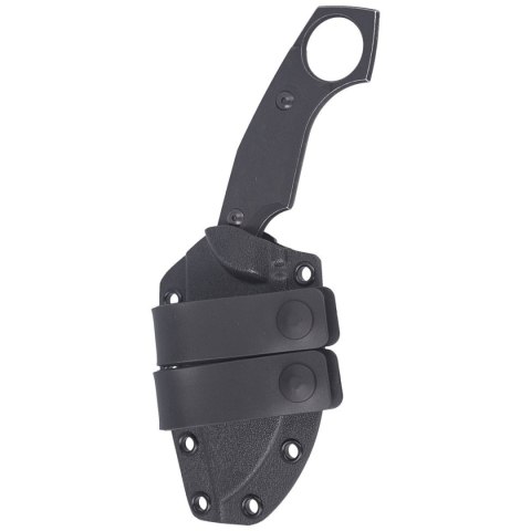 Nóż FOX Monkey Thumper Black G10, Black Stonewashed Niolox by Black Roc Knives (FX-633) FOX