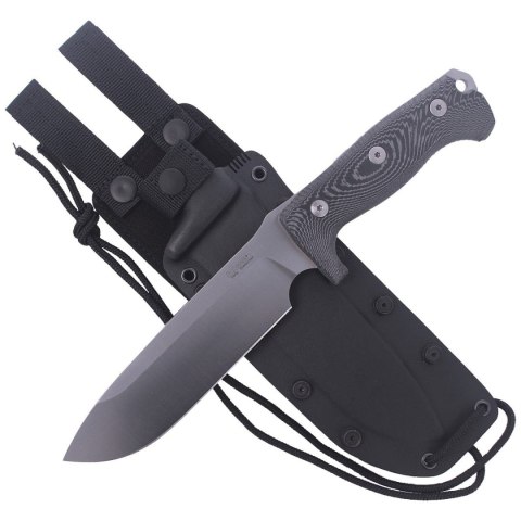 Nóż LionSteel Black Micarta, Satin Blade (M7 MS) LionSteel