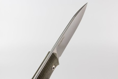 Nóż LionSteel Bushcraft Green Canvas, Satin Blade (B35 CVG) LionSteel