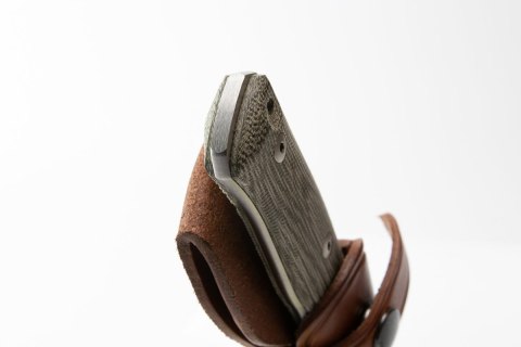 Nóż LionSteel Bushcraft Green Canvas, Satin Blade (B35 CVG) LionSteel