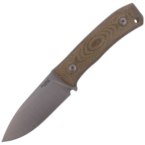Nóż LionSteel Bushcraft Green Canvas, Satin M390 by Molletta (M4 CVG) LionSteel