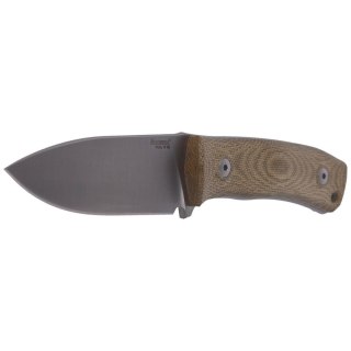 Nóż LionSteel Bushcraft Green Canvas, Satin M390 by Molletta (M4 CVG) LionSteel