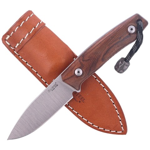 Nóż LionSteel Bushcraft Santos Wood, Satin Blade (M1 ST) LionSteel