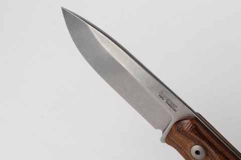 Nóż LionSteel Bushcraft Santos Wood, Stone Washed Sleipner by Molletta (B41 ST) LionSteel