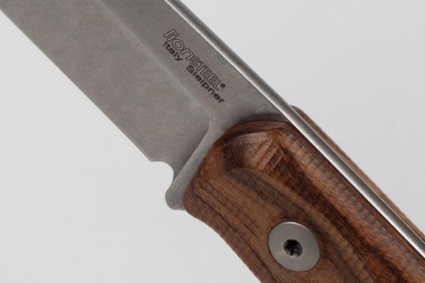 Nóż LionSteel Bushcraft Santos Wood, Stone Washed Sleipner by Molletta (B41 ST) LionSteel