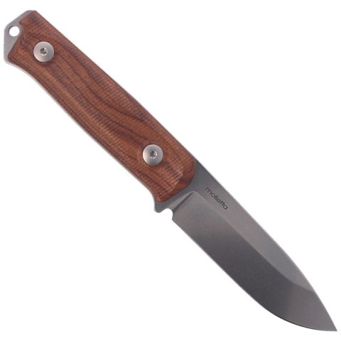 Nóż LionSteel Bushcraft Santos Wood, Stone Washed Sleipner by Molletta (B41 ST) LionSteel
