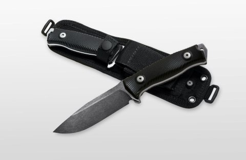 Nóż LionSteel G10 Black, PVD / Stone Washed Sleipner (M5B G10) LionSteel