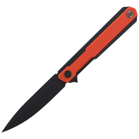 Nóż WE Knife Peer Black Ti / Orange G10, Black Stonewashed by Ostap Hel (2015B) WE Knife