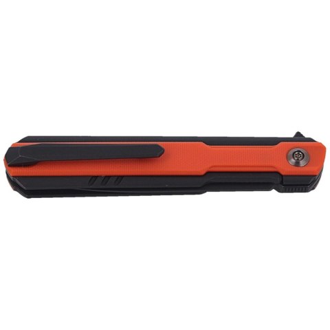 Nóż WE Knife Peer Black Ti / Orange G10, Black Stonewashed by Ostap Hel (2015B) WE Knife
