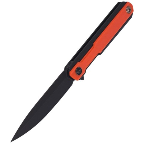 Nóż WE Knife Peer Black Ti / Orange G10, Black Stonewashed by Ostap Hel (2015B) WE Knife