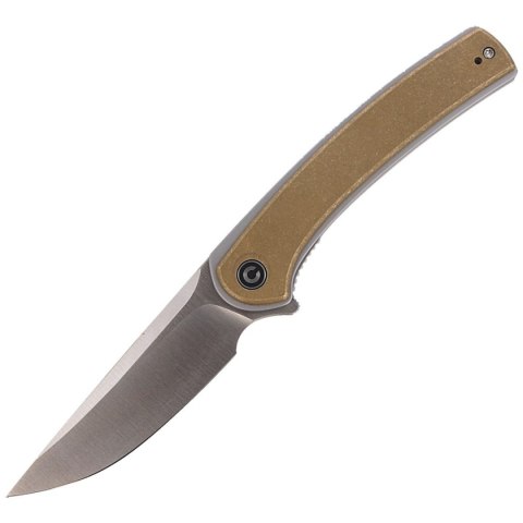 Nóż składany CIVIVI Asticus Stonewashed Brass, Satin Finish (C2002E) Civivi by WE Knife