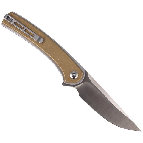 Nóż składany CIVIVI Asticus Stonewashed Brass, Satin Finish (C2002E) Civivi by WE Knife