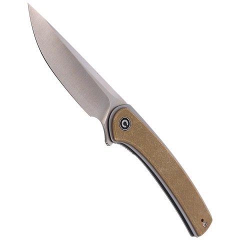 Nóż składany CIVIVI Asticus Stonewashed Brass, Satin Finish (C2002E) Civivi by WE Knife