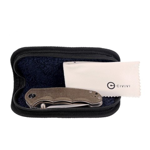 Nóż składany CIVIVI Hooligan Dark Hazel Micarta, Satin Blade (C913B) Civivi by WE Knife