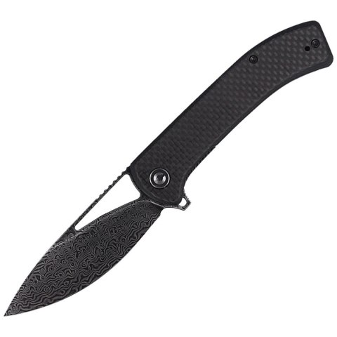 Nóż składany CIVIVI Riffle Twill Carbon Fiber / Black G10, Black Damascus (C2024DS-1) Civivi by WE Knife