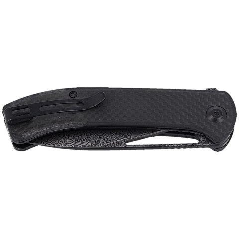 Nóż składany CIVIVI Riffle Twill Carbon Fiber / Black G10, Black Damascus (C2024DS-1) Civivi by WE Knife