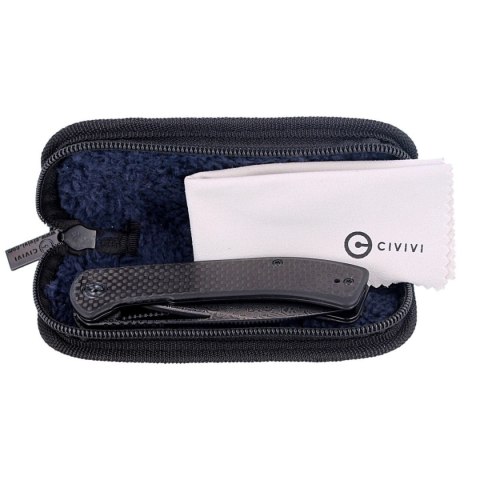 Nóż składany CIVIVI Riffle Twill Carbon Fiber / Black G10, Black Damascus (C2024DS-1) Civivi by WE Knife