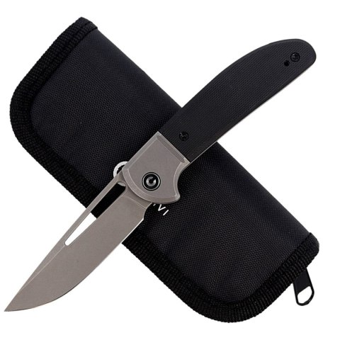 Nóż składany CIVIVI Trailblazer Black G10, Gray Stonewashed (C2018C) Civivi by WE Knife