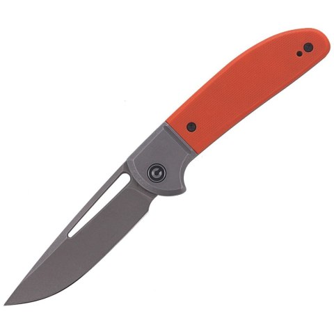 Nóż składany CIVIVI Trailblazer Orange G10, Gray Stonewashed (C2018A) Civivi by WE Knife