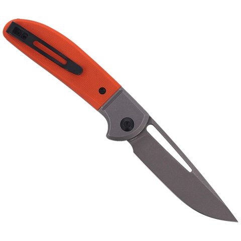 Nóż składany CIVIVI Trailblazer Orange G10, Gray Stonewashed (C2018A) Civivi by WE Knife
