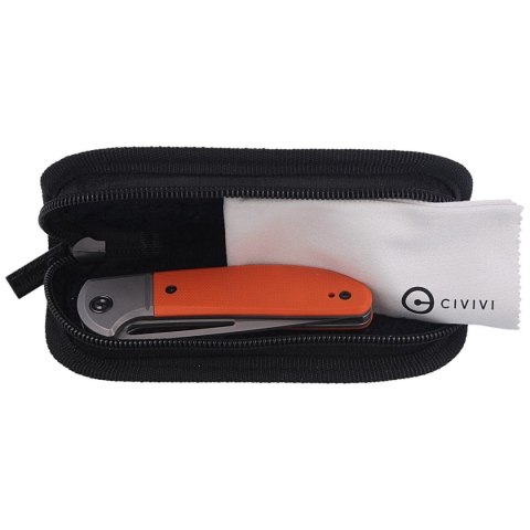 Nóż składany CIVIVI Trailblazer Orange G10, Gray Stonewashed (C2018A) Civivi by WE Knife