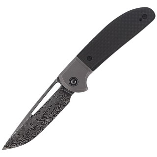 Nóż składany CIVIVI Trailblazer Twill Carbon Fiber / Black G10, Black Damascus (C2018DS-1) Civivi by WE Knife