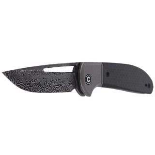 Nóż składany CIVIVI Trailblazer Twill Carbon Fiber / Black G10, Black Damascus (C2018DS-1) Civivi by WE Knife